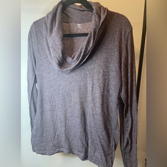 Gap women’s L cowl neck long sleeve top - Picture 4 of 5